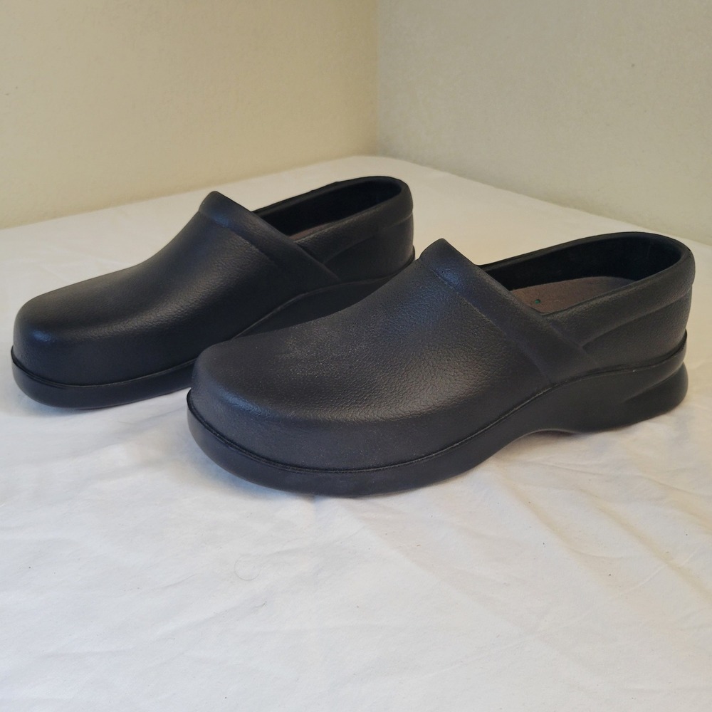 Klogs Footwear Boca Black Slip Resistant Work Clogs Women Size 12 Narrow Nursing